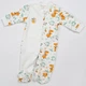 Чоловічок для новонароджених однотонний хлопок Trendy Tot 301-00079 молочний + оранжевий 62 см (3 мiс.) - зображення 2