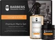 Подарочный набор для бритья Barbers Orange & Amber Крем для бритья с увлажняющим эффектом Orange-Amber 100 мл + Увлажняющий лосьон после бритья Manchester 250 мл (4823109407916) - изображение 1