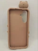 Детский резиновый чехол Happy Bear для Samsung Galaxy A56 Бежевый - изображение 5