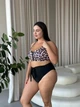 Купальник раздельный женский Plus size Ghazel леопардовый 3ХL (SW1573) - изображение 4