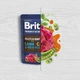 Корм влажный Brit Premium Fillets in Gravy Lamb & Green Peas для собак малых пород с ягненком 85 г - изображение 2
