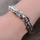 Стальной скандинавский мужской браслет Дракон, нержавеющая сталь 21см - изображение 2