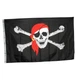 Пиратский флаг. Флаг пиратов. Jolly Roger. Флаг Череп и кости 150*90 см полиэстер. Весёлый Роджер - изображение 1