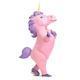 Надувной костюм Единорога, Unicorn косплэй, костюм розовой лошадки. Единорог надувной 2,5м - изображение 1