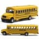 Модель автомобиля School bus 1:64. Игрушечная машинка Школьный автобус. Металлическая инерционная машинка - изображение 4