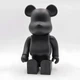 Дизайнерская игрушка Беарбрик черный. Статуэтка Bearbrick 28 см. Фигурка для интерьера медведь Беарбрик 400% - изображение 8