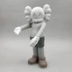 Статуетка Kaws Companion сірого кольору 18 см. Дизайнерська іграшка Кавс сірий - зображення 4