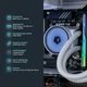 Ігровий комп'ютер ASGARD Garm (A96X.32.S15.97XT.10265) / AMD Ryzen 5 9600X (3.9–5.4 ГГц) / RAM 32 ГБ / SSD 1.5 ТБ / AMD Radeon RX 9070 XT - изображение 3