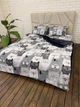 Плюшевое постельное белье микрофибра Cappone Котики 160х200 см - изображение 5