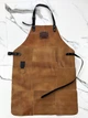Фартук для гриля из натуральной кожи рыжий Holla Apron Rust 800х550 мм Smoke House - изображение 1