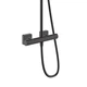 Душова система hansgrohe Vernis Shape Showerpipe 230 1jet з термостатом 26286670 чорний матовий - изображение 3