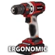 Шурупокрут-дриль акумуляторний Einhell TE-CD 18·40 Li-Solo PXC 18В 40Нм 400·1500об·хв 1.25кг без АКБ та ЗП (4513925) - зображення 3
