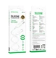 Кабель USB Borofone BX113 Silicone, Type-C to Type-C, 60W, 1m, Белый - изображение 3