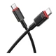 Кабель USB Borofone BX110, 60W, Type-C to Type-C, 1m, Чорний - зображення 1