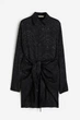 Платье H&M XS черный 31071180209 - изображение 1