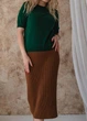 Женская футболка вязаная ART KNIT изумруд, S 040594 - изображение 5