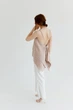 Топ з воланами тауп ART KNIT Fashion, One Size 040445 - зображення 4