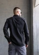 Сорочка з льону MonsterBrand довгий рукав, повністю на ґудзику 4XL (58) Чорний - зображення 3