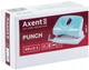 Дырокол для бумаги Axent Welle-2 с пластиковым верхом 20 листов Pastelini Розовый (3820-10-A) - изображение 5