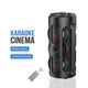 Безпровідна колонка з RGB-підсвічуванням і пультом ДК Sing-e ZQS4243 2x8W, 1800 mAh Чорний 38565 - зображення 8