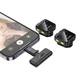 Бездротова мікрофонна система HOCO L17 magnetic dual-mic (iP/Type-C) Black (6942007645997) - изображение 7