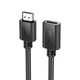 Кабель Hoco US13 (HDMI-подовжувач, HDMI male to HDMI female, 4K, 60 Гц, довжина кабелю 1 метр) - Чорний - зображення 3