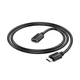 Кабель Hoco US13 (HDMI-подовжувач, HDMI male to HDMI female, 4K, 60 Гц, довжина кабелю 1 метр) - Чорний - зображення 6