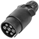 Вилка 7-контактна Aspock Stecker 7 Polig (13-3000-007) 11006396 - зображення 1