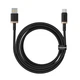 Кабель Baseus Dura Series Fast Charging Cable USB to Type-C 60W 2m Gold+Black (P10377802U01-02) - зображення 3