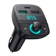 АЗП з FM-модулятором UGREEN CD229 FM&Bluetooth Transmitter&Car Charger + TF Slot Black (UGR-80910) - зображення 1