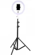 Світлодіодне селфі кільце з тримачем для телефону Selfie Ring Light LL666 26 см 3 режими - зображення 5