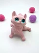 Подвижная 3д игрушка Котенок розовый - изображение 2
