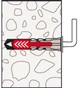 Дюбель Fischer DuoPower 10 х 50 мм WH с угловым крючком 2 шт (535002) - изображение 10