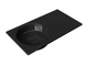 Умивальник накладний Status Fency Low 80 R Black - зображення 4