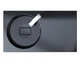 Умивальник накладний Status Fency Low 80 R Black - зображення 8