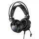 Ігрові дротові навушники з мікрофоном HOCO W110 Resource gaming headphones |геймерська гарнітура, AUX 3,5mm + USB, 50 мм динаміки, всеспрямований мікрофон, RGB-підсвічування, для ПК та ноутбуків| Чорний - зображення 3