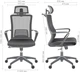 Кресло AMF Titan HR Tilt Черное (553529) - изображение 11