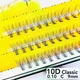 Ресницы Nesura Eyelash Classic 10D, 0,10, изгиб C, 9 мм - изображение 3