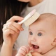 Щетка натуральная и расческа 0-12 месяцев Chicco, розовая - изображение 6