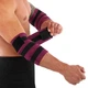 Бинти на лікті для жиму (2шт) BUNDLED ELBOW SLEEVE EZOUS A-11-E (PL, р-р: 110х8см, вага уп. 280гр, чорний-фіолетовий) (A-11-E_Чорно-фіолетовий) - изображение 2