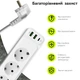 Сетевой фильтр-удлинитель RZTK Power Strip Pro 5 + 2 USB-A + USB-С (PD20W) White 2 м (2025) - изображение 10