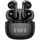 Бездротові навушники Proove Digital TWS Чорні Bluetooth 5.4 з сенсорним керуванням та зарядним кейсом з дисплеєм - зображення 1