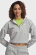 Жіноче сіре худі Rival Flc Piped HZ Hoodie Under Armour MD 6003707-011 - зображення 1
