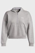 Жіноче сіре худі Rival Flc Piped HZ Hoodie Under Armour MD 6003707-011 - зображення 3