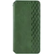 Кожаный чехол-книжка GETMAN Cubic (PU) для Xiaomi Redmi A3 Зеленый - изображение 3