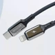 Дата кабель Proove Flex Metal Type-C to Lightning 27W (1m) Black - зображення 3