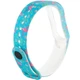 Силиконовый ремешок с рисунком для Xiaomi Mi Band 5 / 6 Фламинго / Бирюзовый - изображение 3