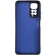 Чохол TPU GETMAN Liquid Silk Full Camera для Xiaomi Redmi Note 11 (Global) / Note 11S Синій / Midnight Blue - зображення 4