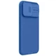 Карбоновая накладка Nillkin CamShield Pro Magnetic для Apple iPhone 15 Pro Max (6.7") Blue - изображение 2