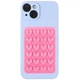 Держатель-присоска для телефона Double Side Silicone 80*55мм Pink - изображение 2